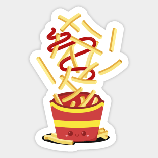 Extreme French Fry Making Sticker